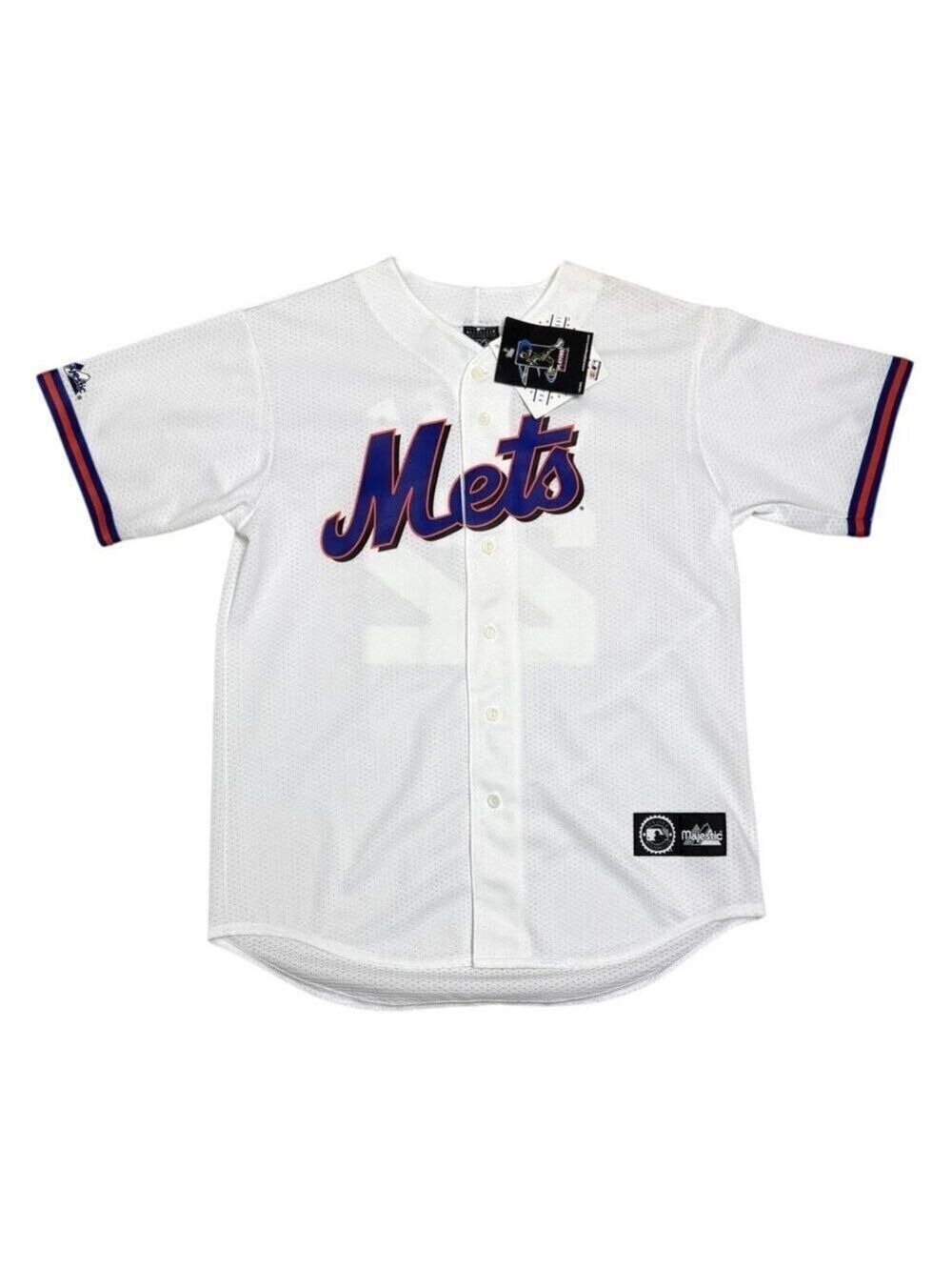 NWT - NEW YORK METS Al Leiter Deadstock Majestic MLB Baseball Jersey Mens Large